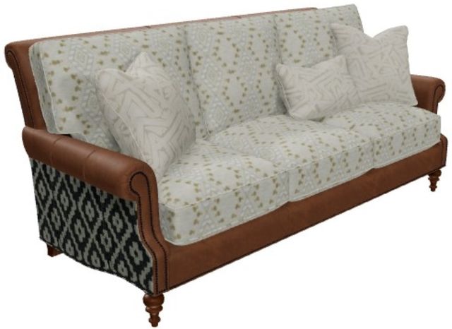 Craftmaster® Customizable Custom Blends 89" Sofa with Throw Pillows-3