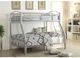 ACME Furniture Cayelynn Silver Twin Over Full Bunk Bed-1