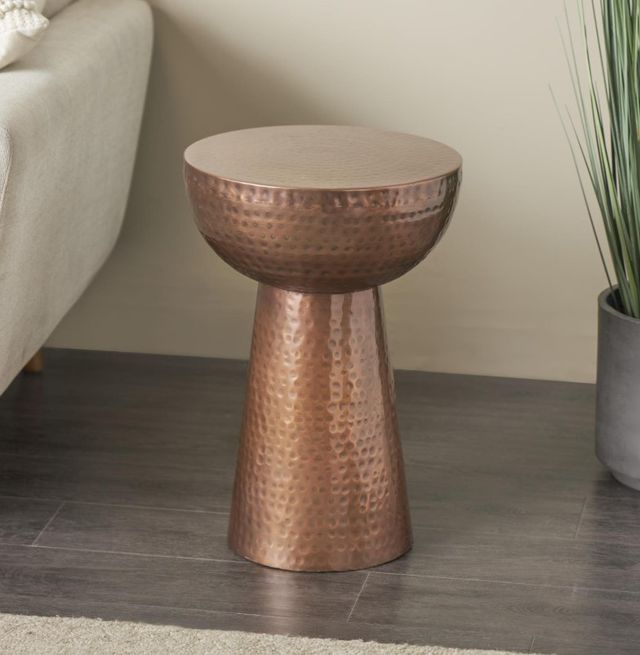 Deco Marche Bronze Handmade Accent Table-3
