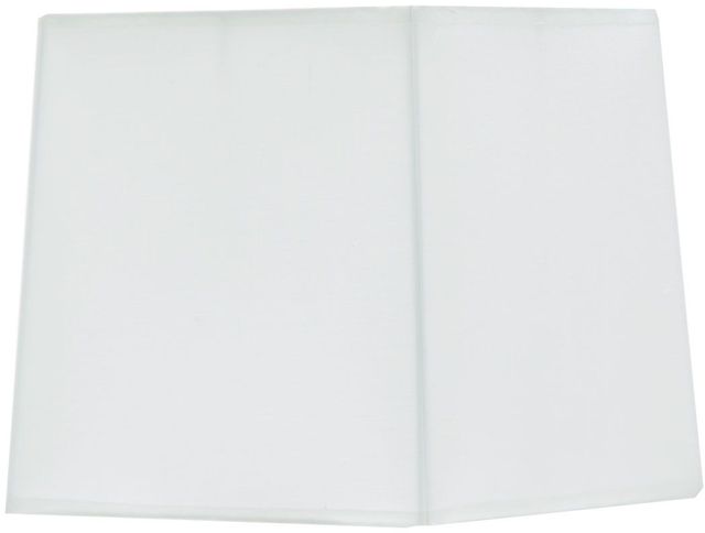 Michael Amini® Montreal 2-Piece White Rectangular Lamp Shade-0