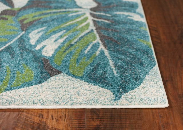 KAS Rugs Stella Teal/Green Nassau 5'x8' Rug-1