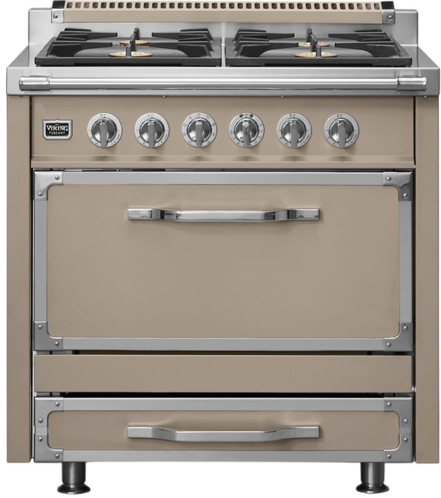 Viking® Tuscany 36" Nantucket Pro Style Dual Fuel Range-0