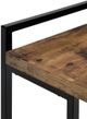 Coaster® Dani Antique Nutmeg Snack Table with Black Metal Frames-2
