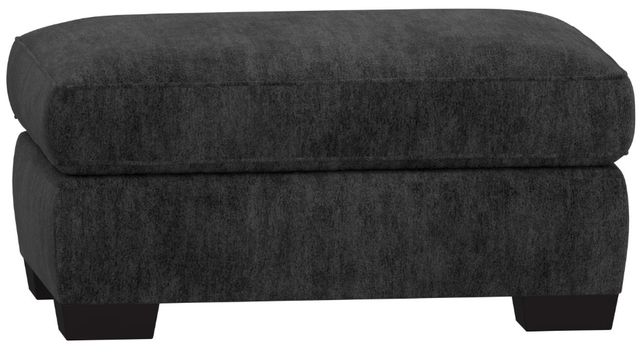 Corinthian Furniture Twilight Coal Ottoman-0