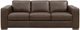 Leather Italia™ Savino Inglewood Vintage Brown Cigar Sofa-0