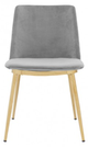 Armen Living Messina 2-Piece Gray Dining Chairs-1