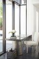 Bernhardt Linea Beige/Cerused Greige Side Chair-4
