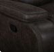 New Classic® Home Brookings Charcoal Manual Glider Recliner-5