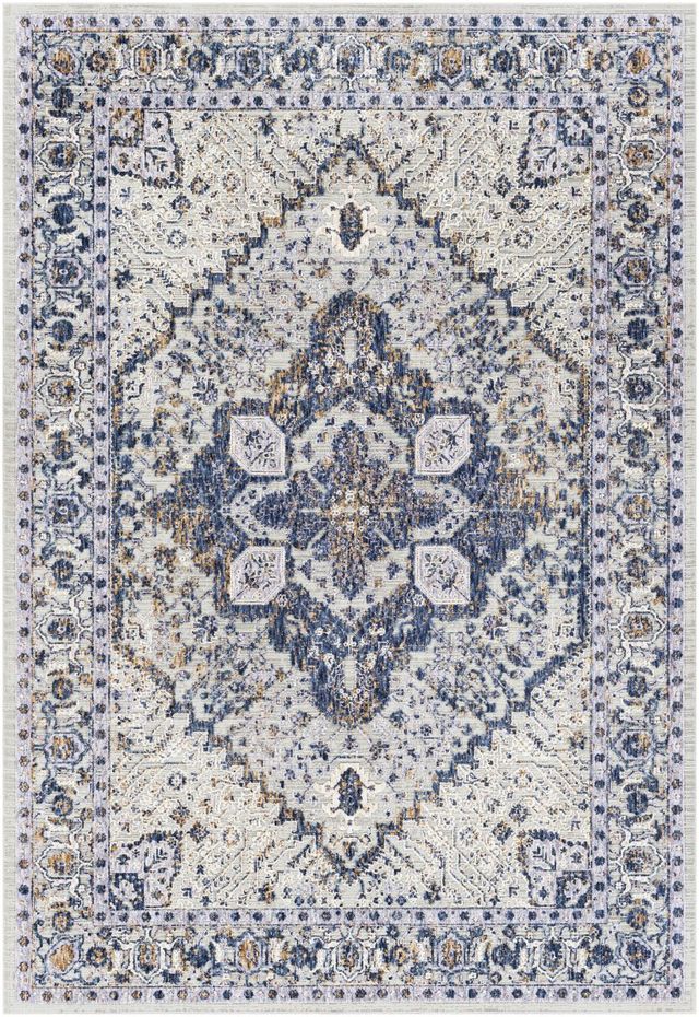 Surya Infinity Beige/Blue 5'x7' Area Rug-0