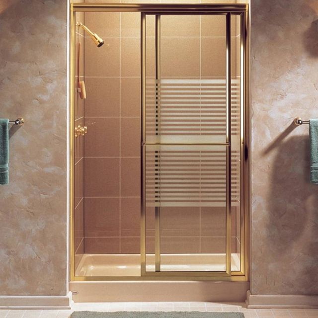 American Standard White Alcove Shower Base-2