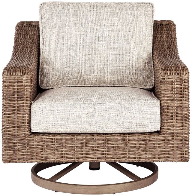 Signature Design by Ashley® Beachcroft Beige Swivel Lounge Chair-1