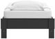 Signature Design by Ashley® Socalle Matte Black Youth Twin Platform Bed-4
