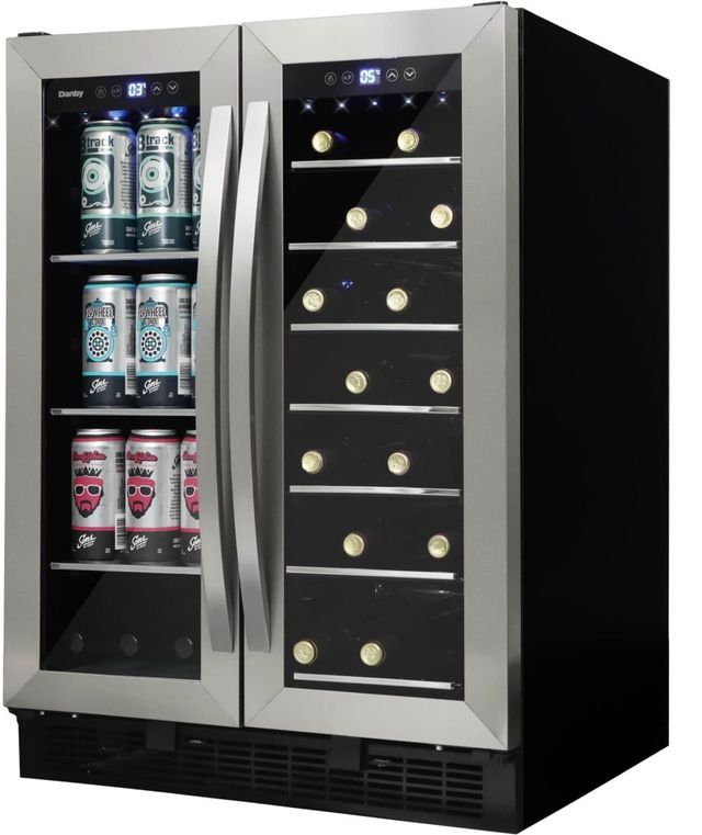 Danby® 5.2 Cu. Ft. Stainless Steel Built-In Beverage Center -3