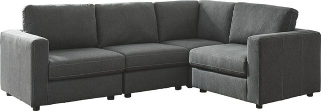 Signature Design by Ashley® Candela 2-Piece Charcoal Living Room Seating  Set-1