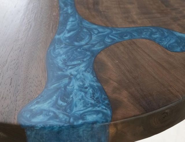 International Furniture Direct Zaphiro Brown End Table-4