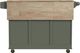homestyles® Dolly Madison Green Drop Leaf Kitchen Cart-5