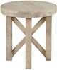 Jofran Inc. Sierrafina Almond Round End Table-2