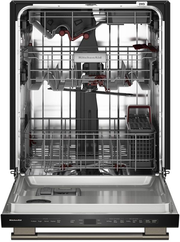KitchenAid® 24" Black Ore 360° Max Jets™ Third Rack Top Control Built-In Dishwasher with Advanced ProDry™ System-1