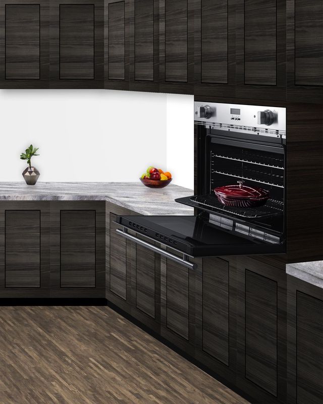 Summit® 27" Stainless Steel Single Gas Wall Oven-3