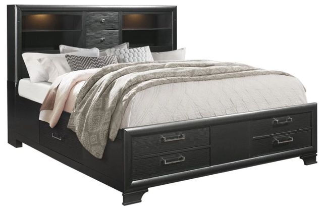 Global Furniture USA Jordyn 4-Piece Gray Full Youth Bedroom Set-2