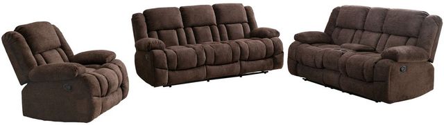 Mazin Furniture Presley Brown Upholstered Rocker Recliner-2
