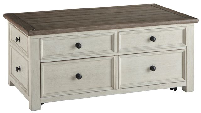 Signature Design by Ashley® Bolanburg 2-Piece Two-Tone Living Room Tables Set-1