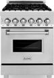 ZLINE 24" Stainless Steel Pro Style Dual Fuel Range-0