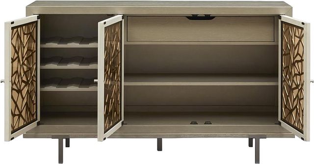 Magnussen Home® Lenox Acadia White/Warm Silver Server-2
