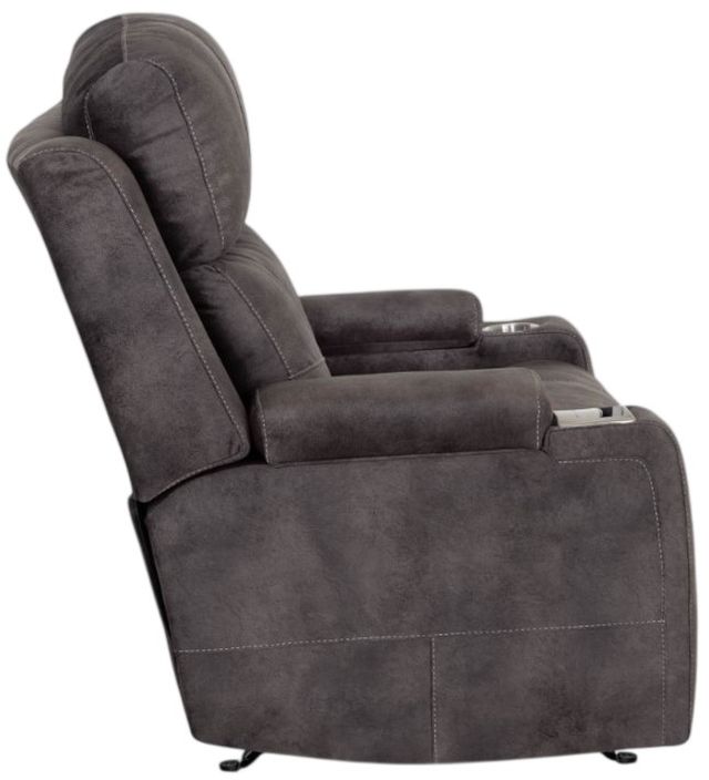 Franklin™ Arlington Monroe Ebony Chair and a Half Power Recliner-3
