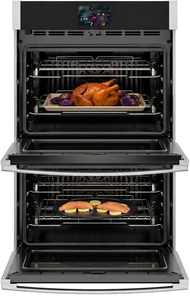 GE Profile™ 30" Stainless Steel Smart Double Electric Wall Oven with In-Oven Camera and No Preheat Air Fry-2