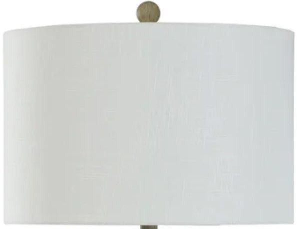 Stylecraft Cynder Grey/White Table Lamp-1
