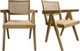 Moe's Home Collection Takashi 2-Piece Natural Arm Chair Set-4