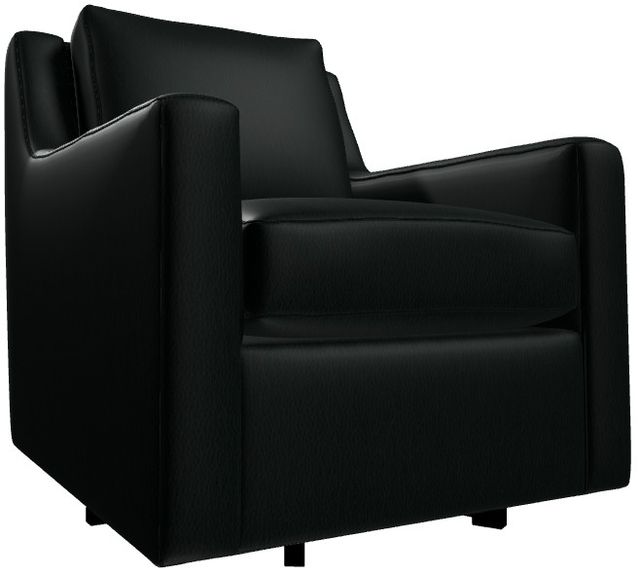 Craftmaster® Customizable CM Leather Track Arm Swivel Glider Chair-1
