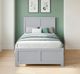 Homelegance® Orion Gray Twin Platform Bed-1