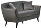 Mazin Furniture Odette Gray Velvet Loveseat-0