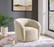 Elements International Navajo Sand Swivel Chair-5