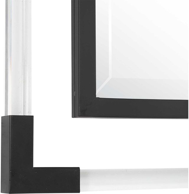 Uttermost® Balkan Matte Black Mirror-4