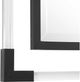 Uttermost® Balkan Matte Black Mirror-4