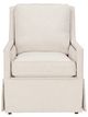 Fairfield® Customizable Kelly Skirted Swivel Glider with Beech Frame-1