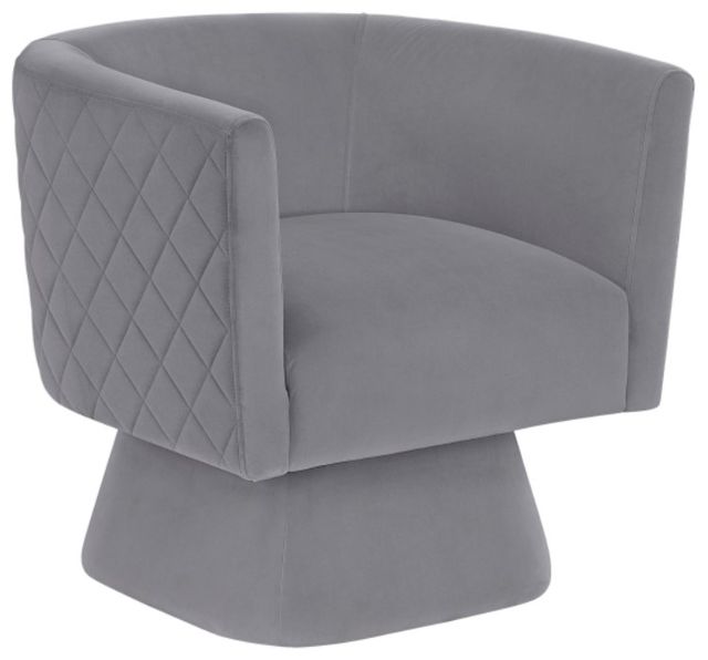 Homelegance® Candace Gray Swivel Chair-0