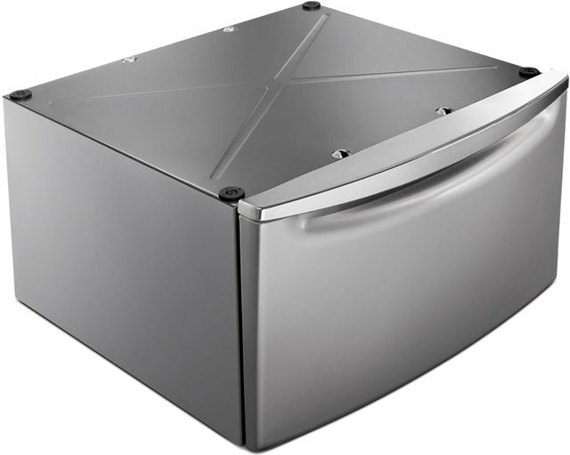 Maytag® 15.5" Gray Laundry Pedestal with Storage-2