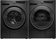 ASKO 5 Series Graphite Black Front Load Washer & Ventless Electric Dryer Laundry Pair-0