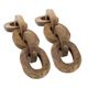 A & B Home 2-Piece Brown Chain Decor Set-2