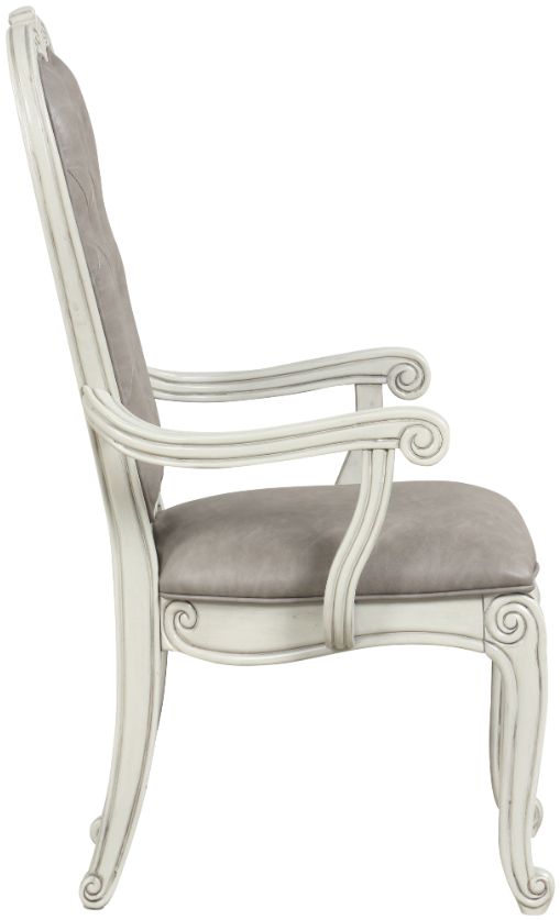 New Classic® Home Furnishings Bianello Vintage Ivory Arm Chair-2