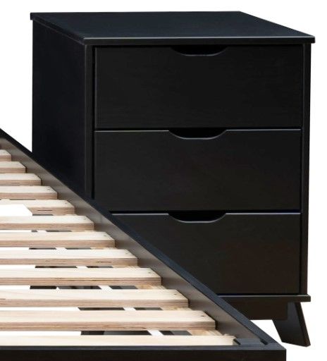 Powell® Portix 4-Piece Black King Simple Bedroom Set-3