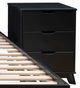 Powell® Portix 4-Piece Black King Simple Bedroom Set-3
