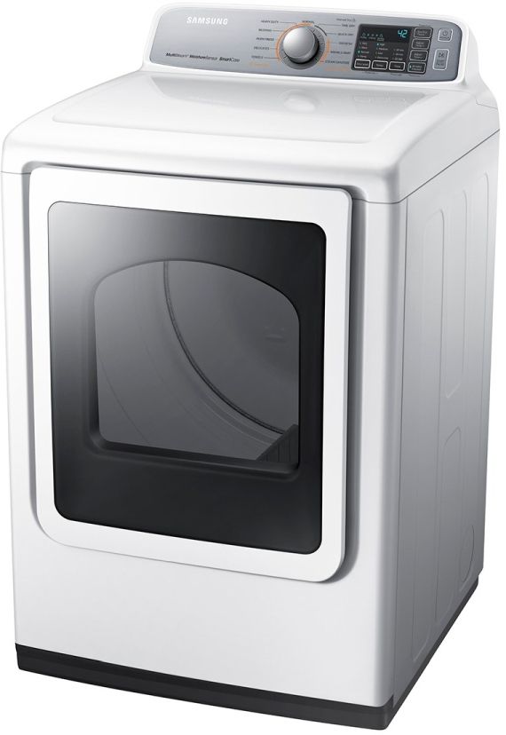 Samsung 7.4 Cu. Ft. White Front Load Electric Dryer-3