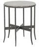 Fairfield® Sundries Axel Brown/Gray Drink Table with Hammered Base-0
