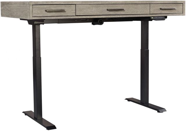 aspenhome® Platinum Gray Linen 60" Lift Desk-1