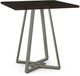 Amisco Customizable Dirk Solid Birch Square Counter Height Table with 1.06" Thick Tabletop -0